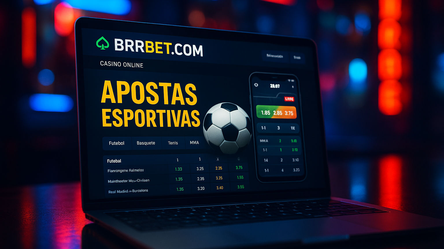 Aposte em apostas esportivas no cassino online BRRBET.COM